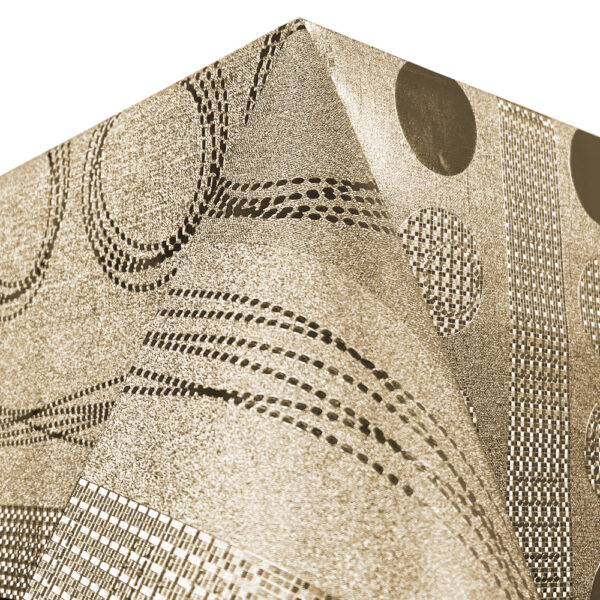 Obrus na stół plamoodporny cerata tkanina 3D Metallic